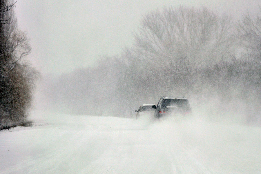 Зима на автомобильных дорогах Молдавии
