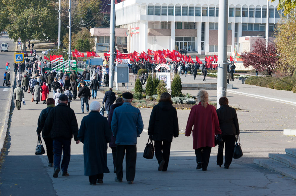 Митинги приднестровских коммунистов в годовщину Октября - 7 ноября 2011 года